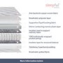 Double Hybrid Copper Memory Foam Top 1000 Pocket Sprung Hybrid Mattress - Sleepful Wellness