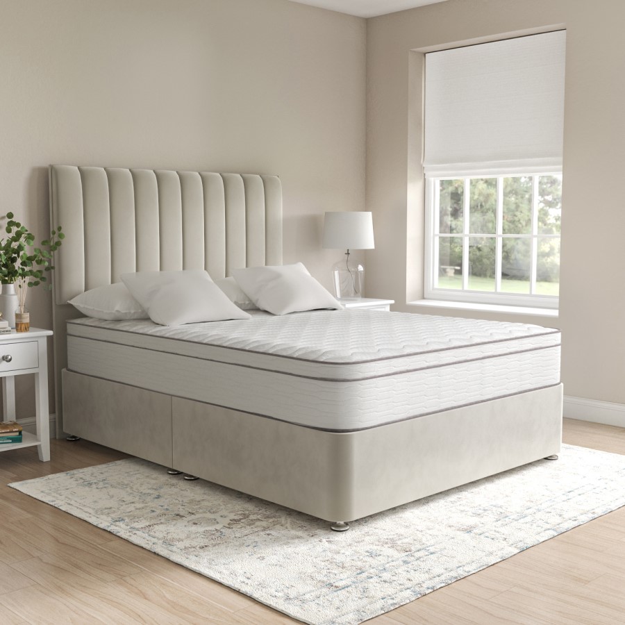 Double Memory Foam Top 1000 Pocket Sprung Hybrid Mattress - Sleepful
