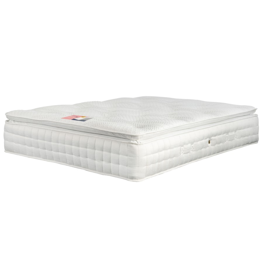 Super King Hybrid Memory Foam Top 2000 Pocket Sprung Pillow Top Mattress - Sleepful Premium