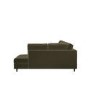 ALMOST PERFECT - 6 Seater Pull-Out U-Shape Sofa Bed with Storage in Olive Green Velvet - Boe