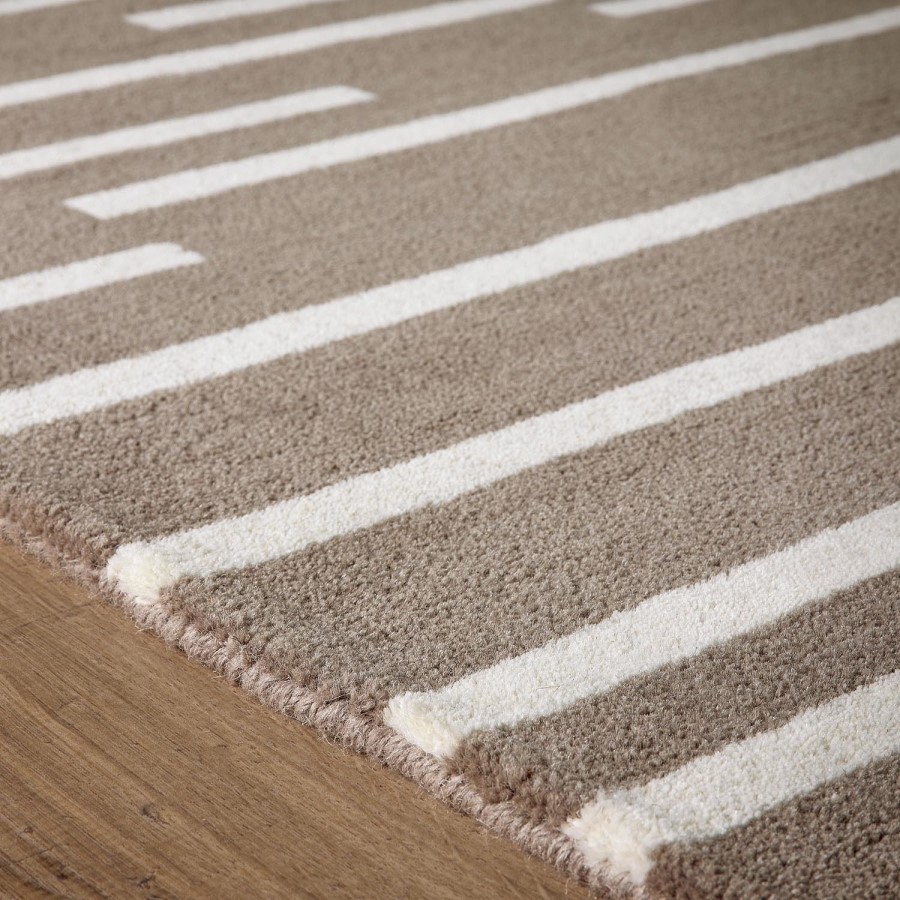 Abstract Beige and Cream Rug - 170 x 120 cm - Origins