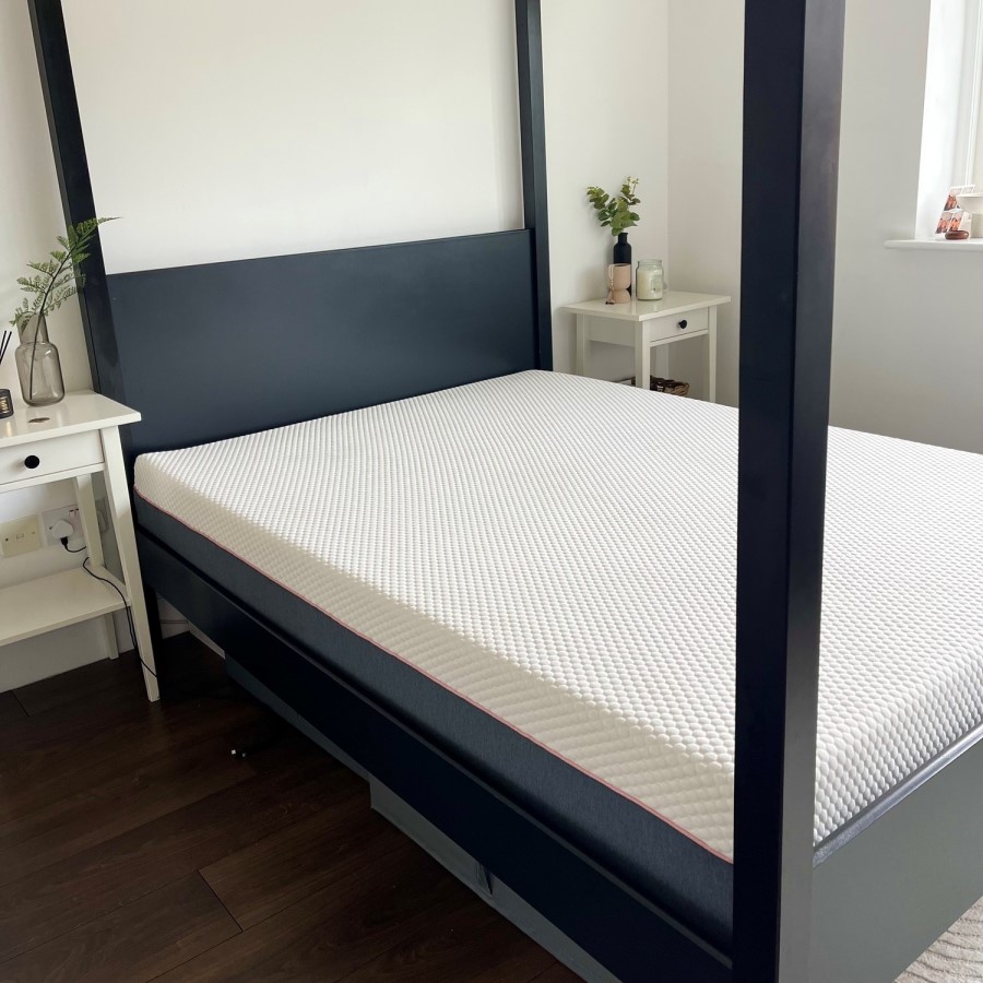 Double Hybrid Memory Foam Top 1000 Pocket Sprung Rolled Mattress with Removeable Cover - Sleepful Unwind