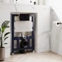 Wall Hung Rimless Toilet with Soft Close Seat, Black Glass Sensor Flush Plate, 820mm Frame & Cistern – Roma