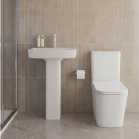 Close Coupled Toilet and Basin Suite - Albi