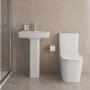 Close Coupled Toilet and Basin Suite - Albi