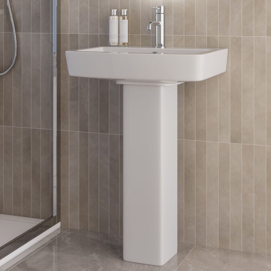 Close Coupled Toilet and Basin Suite - Albi