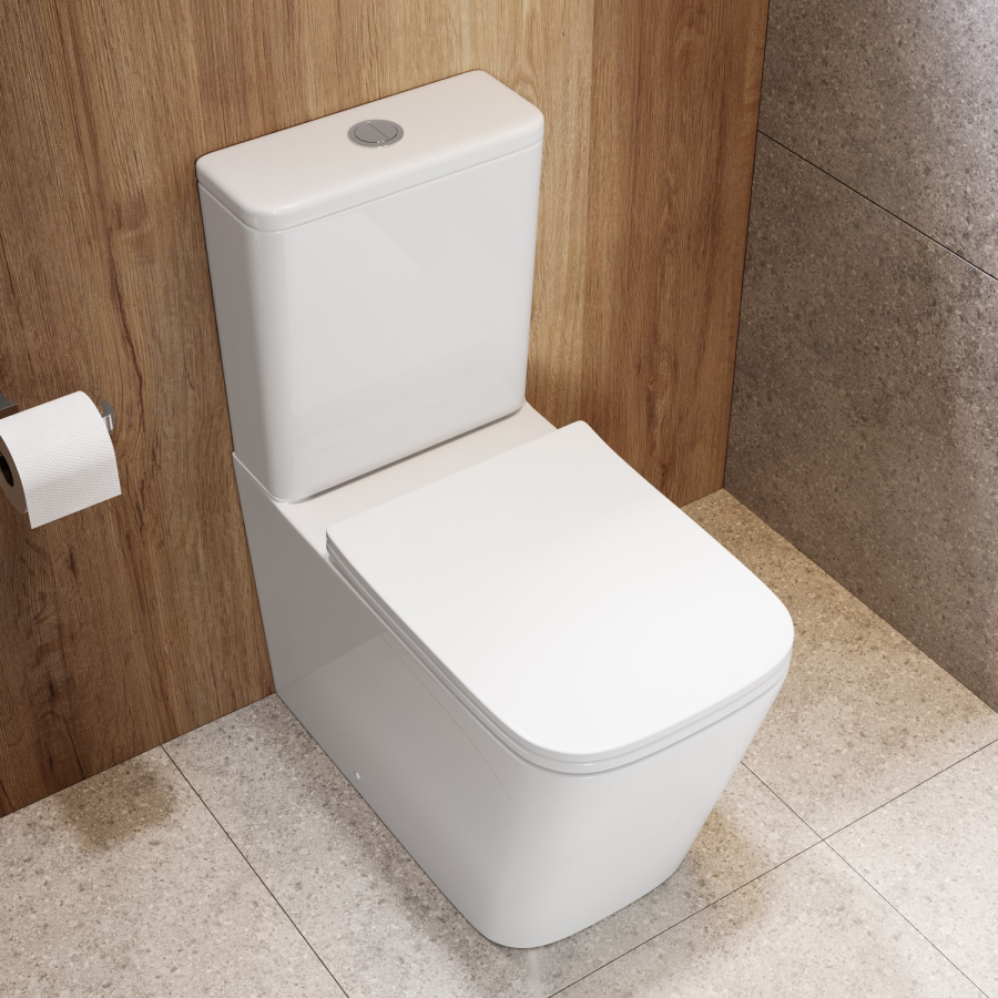 Close Coupled Toilet and Basin Suite - Albi