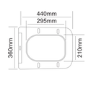 Close Coupled Toilet and Basin Suite - Albi