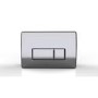 Wall Hung Toilet with Soft Close Seat, Pneumatic Chrome Flush Plate, 820mm Frame & Cistern - Albi