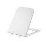 Wall Hung Toilet with Soft Close Seat, White Glass Sensor Flush Plate, 1168mm Frame & Cistern - Albi
