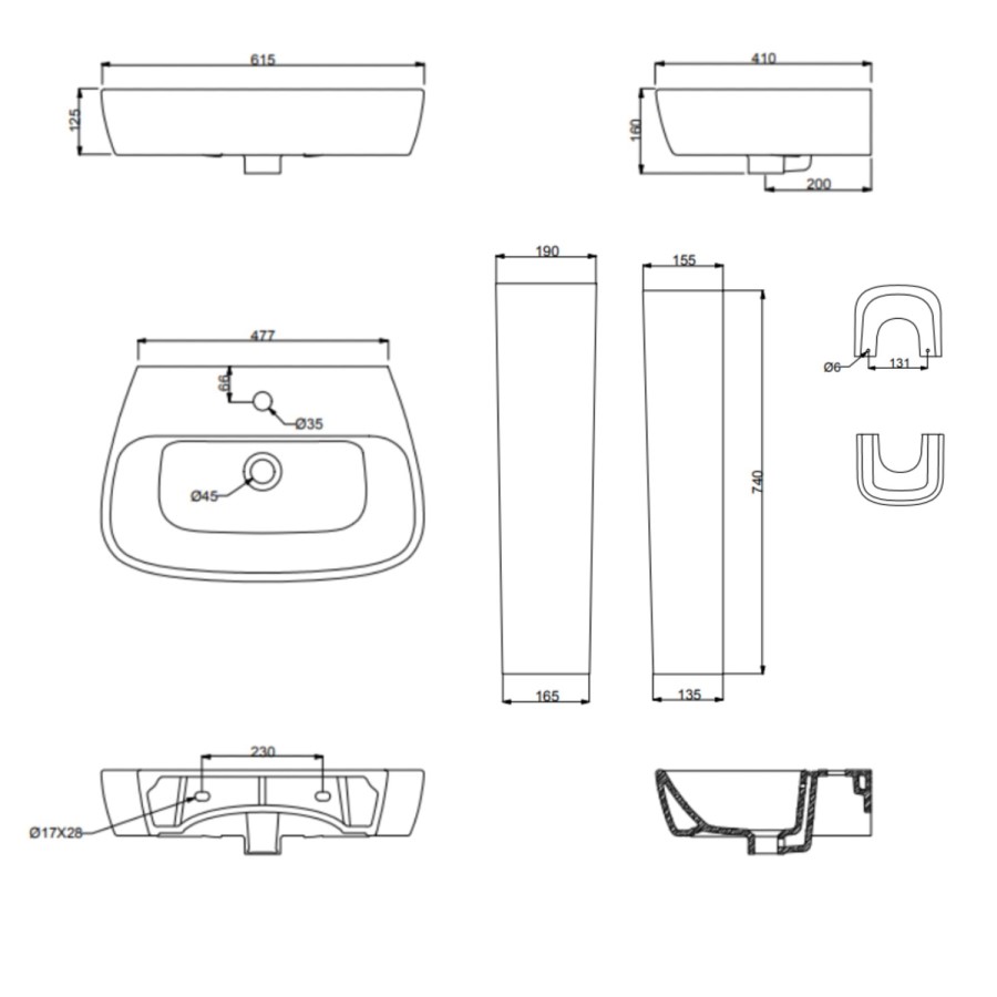 Chrome Freestanding Left Hand Shower Bath Suite with Toilet and Basin - Amaro