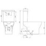 Brass Freestanding Left Hand Shower Bath Suite with Toilet and Basin - Amaro