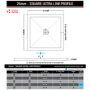 900x900mm Chrome In-Fold Sliding Shower Enclosure 6mm Glass and Low Profile Shower Tray - Apollo