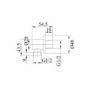 ONLY OPENED - Brushed Brass Single Outlet Thermostatic Mixer Shower Set with Hand Shower - Arissa