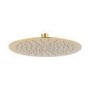 Brushed Brass 1 Outlet Wall Mounted Thermostatic Mixer Shower Set - Arissa