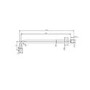 Brushed Brass Triple Outlet Wall Mounted Thermostatic Mixer Shower Set With Hand Shower and Bath Filler Spout - Arissa