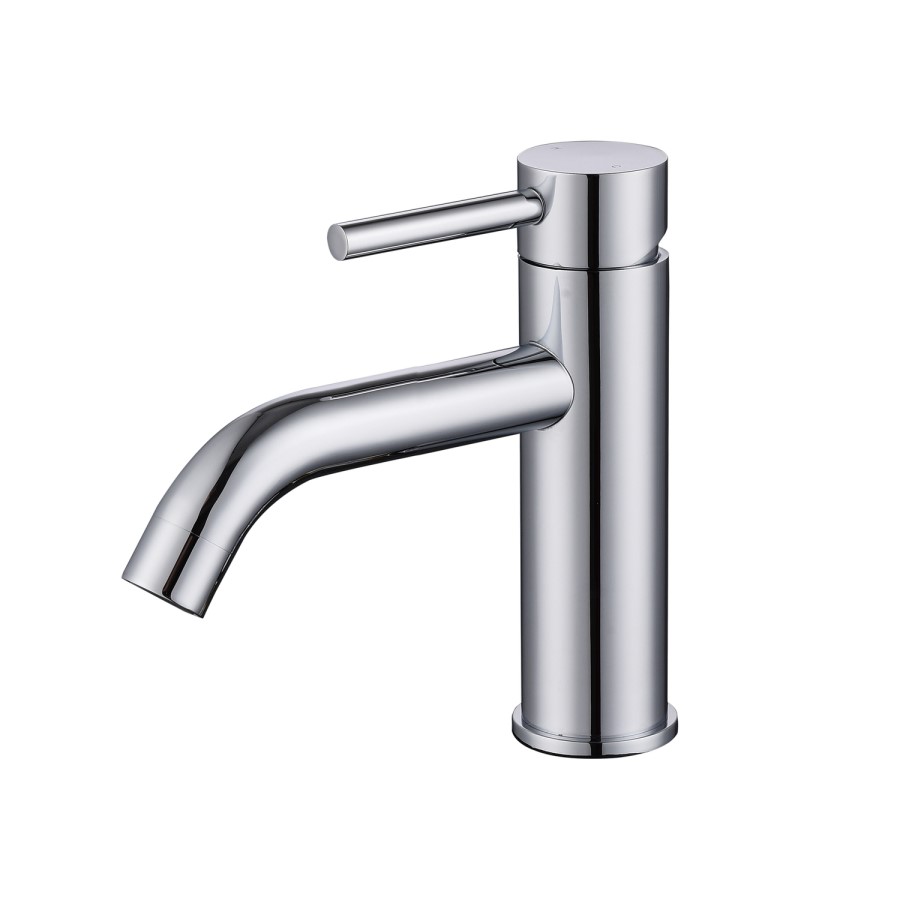 Chrome Mixer Shower with Freestanding Bath and Basin Tap Set - Arissa