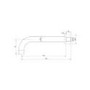 Chrome 3 Outlet Wall Mounted Thermostatic Mixer Shower Set With Hand Shower and Pencil Bath Filler Spout - Arissa