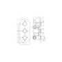 Chrome 3 Outlet Wall Mounted Thermostatic Mixer Shower Set With Hand Shower and Pencil Bath Filler Spout - Arissa