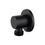 Black 1 Outlet Thermostatic Mixer Shower Set with Pencil Hand Shower & Slide Rail Kit- Arissa