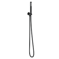 Black Hand Shower with Hose & Integrated Wall Elbow - Arissa