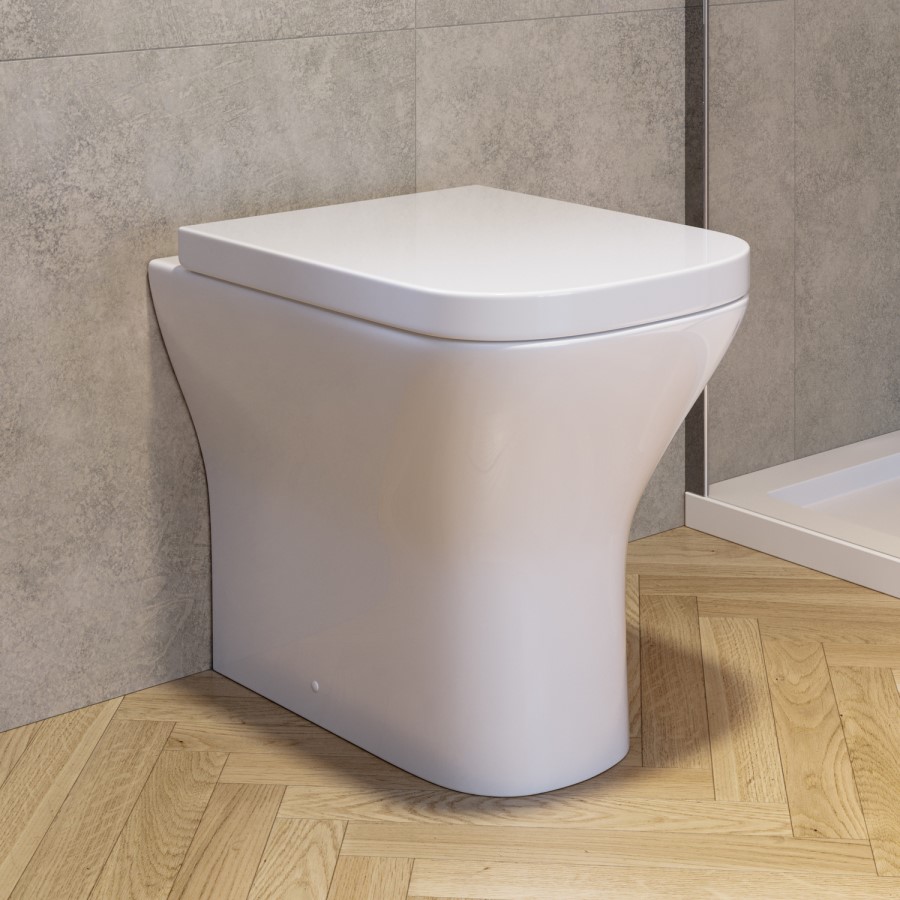 Back to Wall Rimless Toilet with Soft Close Seat - Austin