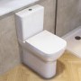 Close Coupled Rimless Closed Back Comfort Height Toilet with Soft Close Seat - Austin