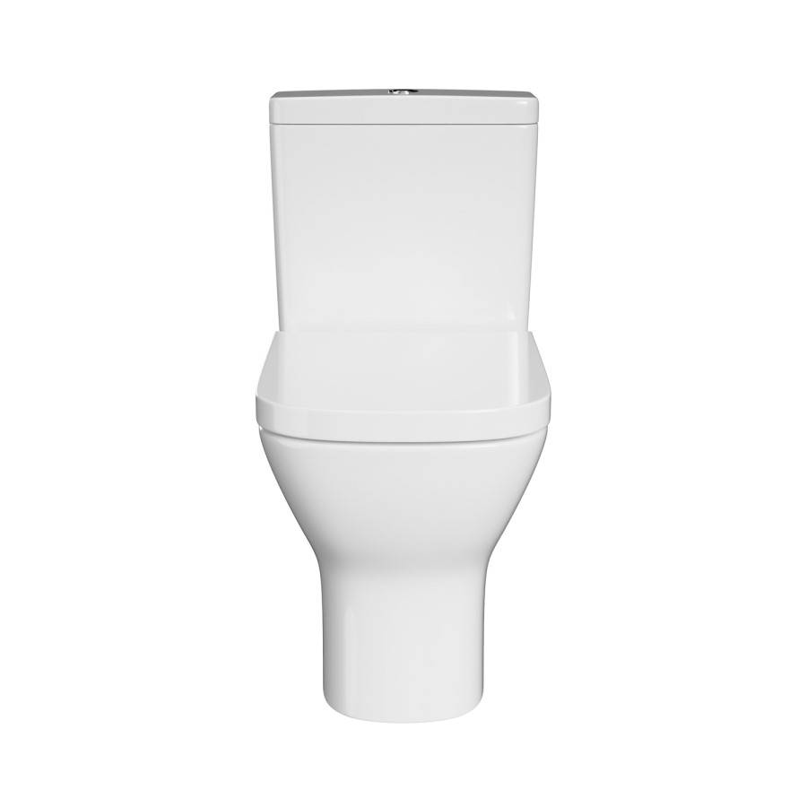 Close Coupled Rimless Closed Back Comfort Height Toilet with Soft Close Seat - Austin