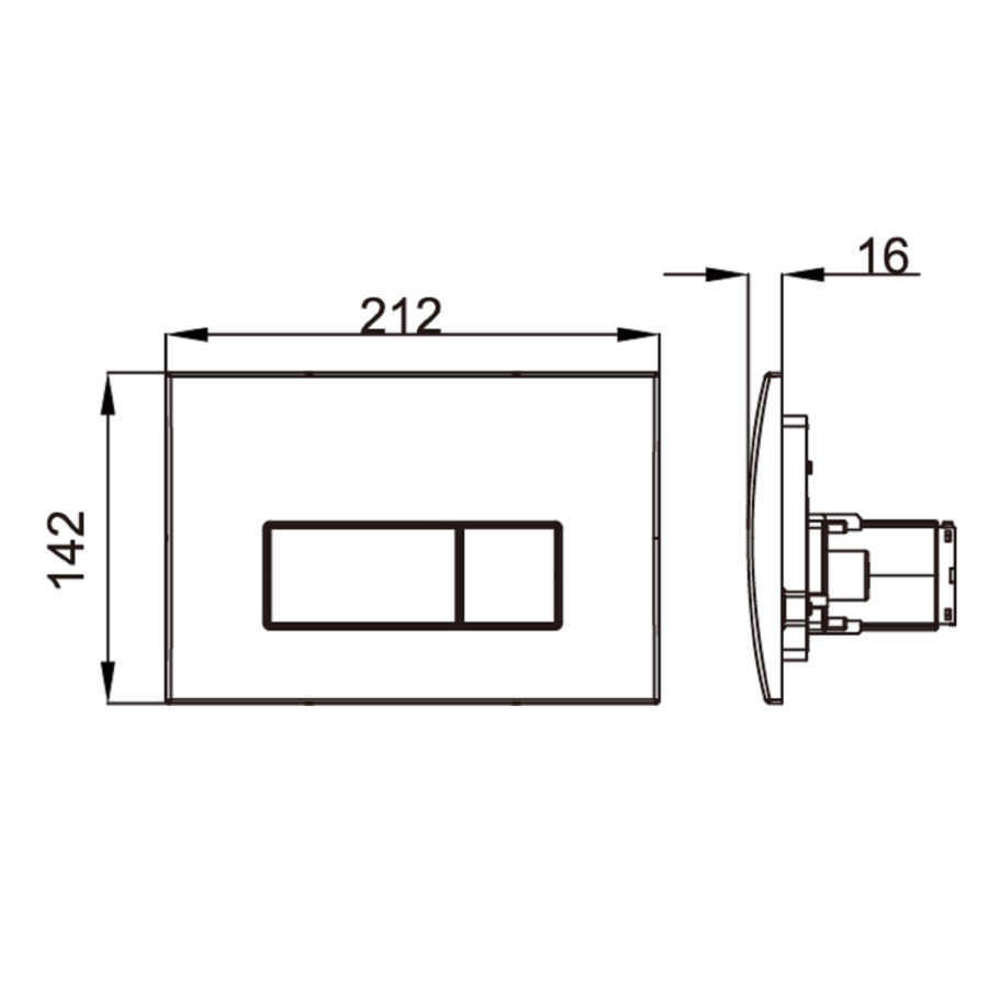 Wall Hung Rimless Toilet with Soft Close Seat, Brushed Brass Pneumatic Flush Plate, 1160mm Frame & Cistern - Austin