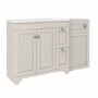 1400mm Beige Toilet and Sink Unit with Traditional Toilet – Baxenden
