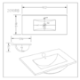 1400mm Burgundy Toilet and Sink Unit with Traditional Toilet - Baxenden