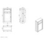 1400mm Beige Toilet and Sink Unit with Traditional Toilet – Baxenden