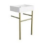 500mm 1 Tap Hole Basin with Brass Wash Stand - Bowen