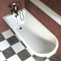 Freestanding Single Ended Bath with Bronze Feet 1670 x 740mm - Park Royal