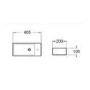Detroit Wall Hung Basin With Brushed Brass Bottle Trap & Basin Mixer & Waste - Zana