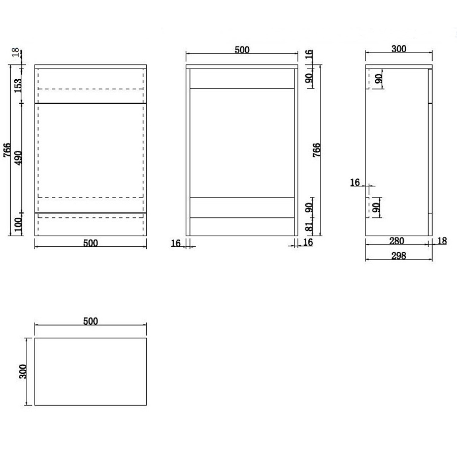 1700mm Chrome Shower Bath Suite with White Toilet & Sink Unit - Alton