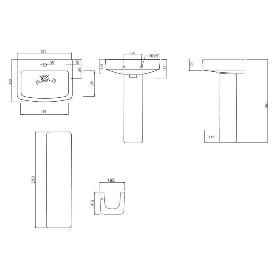 1500mm Left Hand Shower Bath Suite with Toilet Basin & Panels - Lomax