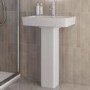 1500mm Right Hand Shower Bath Suite with Toilet Basin & Panels - Lomax
