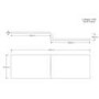 L Shaped Shower Bath with Front Panel & Chrome Bath Screen, Left Hand 1700 x 850mm - Lomax