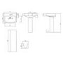 1700mm Left Hand Shower Bath Suite with Toilet Basin & Panels - Lomax