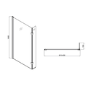 1700mm Left Hand Black Shower Bath Suite with Toilet Basin & Panels - Lomax