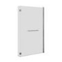 L Shaped Shower Bath with Front Panel & Chrome Bath Screen with Towel Rail, Right Hand 1700 x 850mm - Lomax