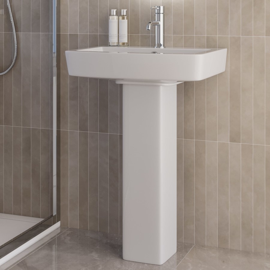 1700mm Right Hand Shower Bath Suite with Toilet Basin & Panels - Lomax