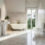 Traditional Brass Freestanding Bath Suite with Toilet & Basin - Park Royal