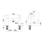 Black Shower Bath and Basin Tap Set - Arissa