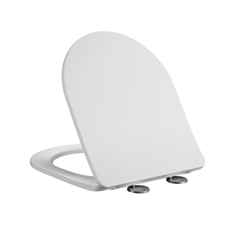 Matt White Wall Hung Rimless Toilet with Soft Close Seat, Black Mechanical Flush Plate, 1168mm Frame & Cistern – Verona