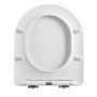 Matt White Wall Hung Rimless Toilet with Soft Close Seat, Black Mechanical Flush Plate, 1168mm Frame & Cistern – Verona