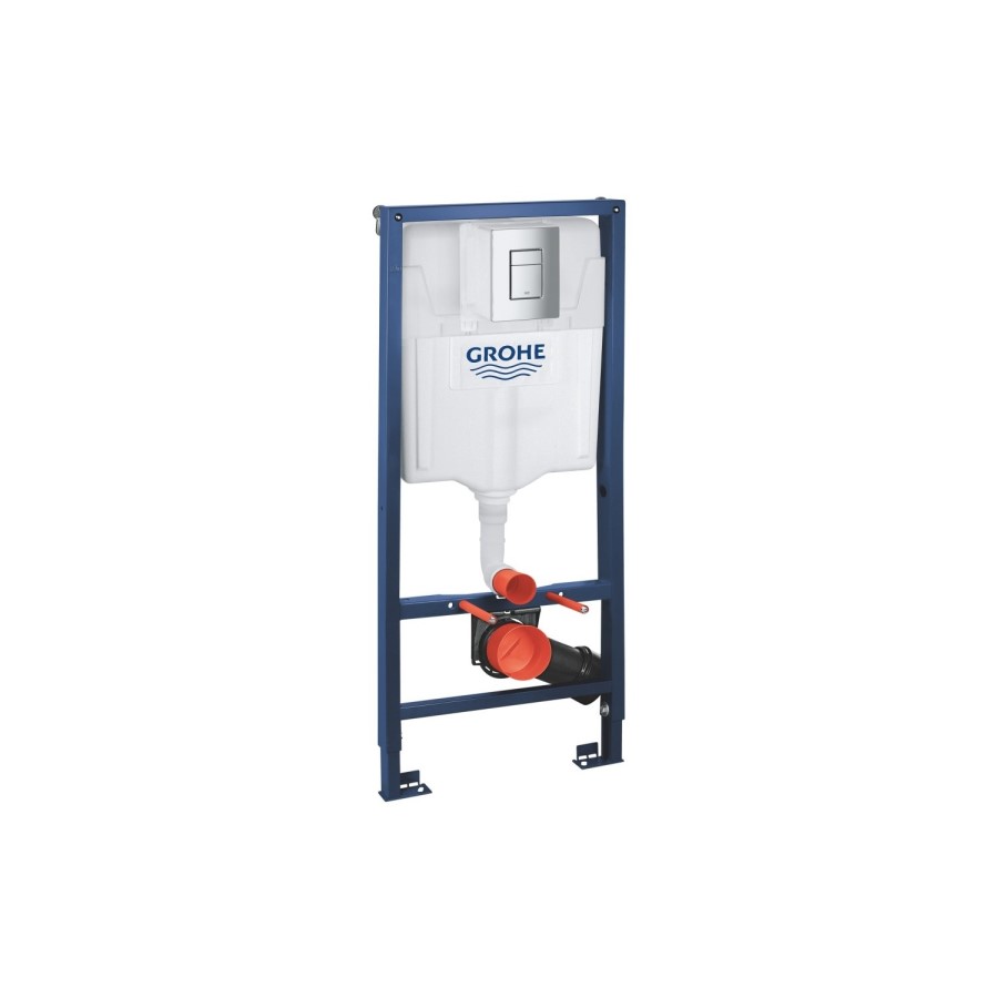 Matt Black Wall Hung Toilet with Soft Close Seat Frame Cistern and Chrome Flush - Verona
