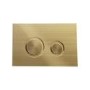 Matt Black Wall Hung Rimless Toilet with Soft Close Seat, Brushed Brass Mechanical Flush Plate, 1168mm Frame & Cistern – Verona