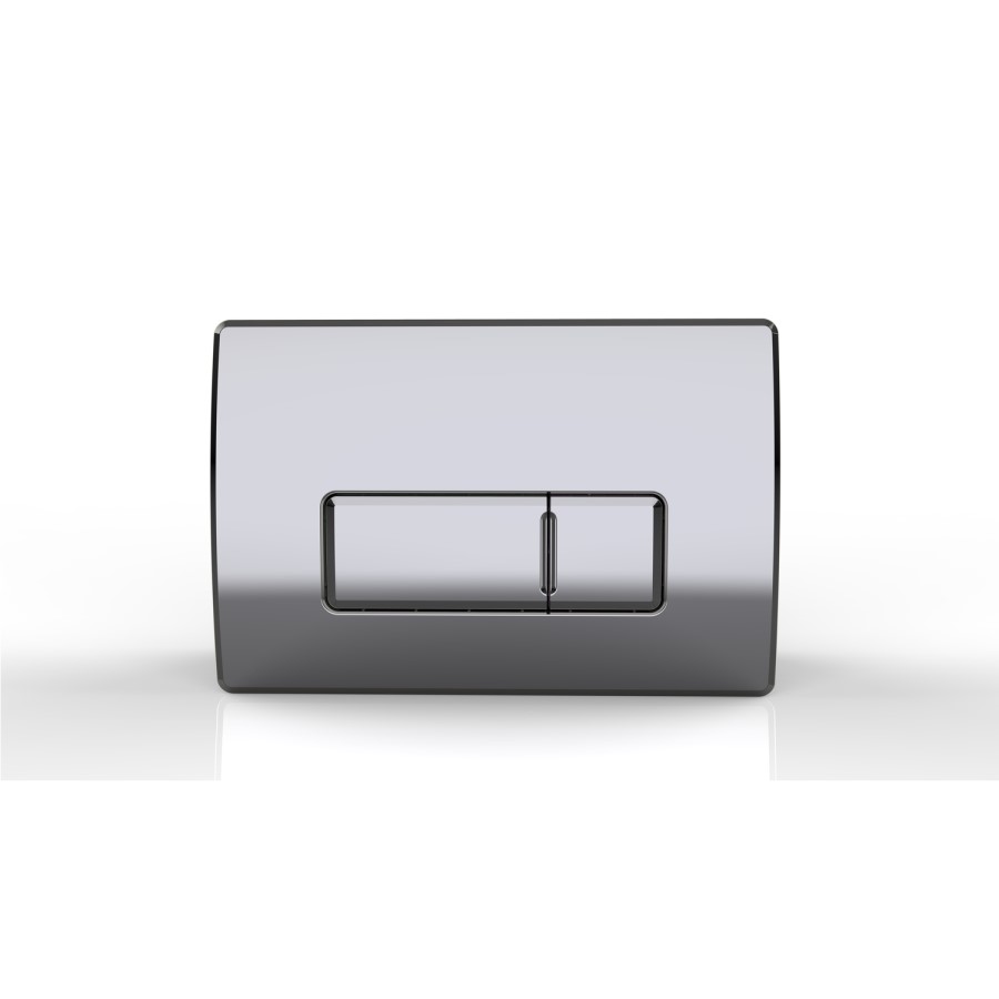 Matt Black Wall Hung Rimless Toilet with Soft Close Seat, Chrome Pneumatic Flush Plate, 820mm Frame & Cistern – Verona
